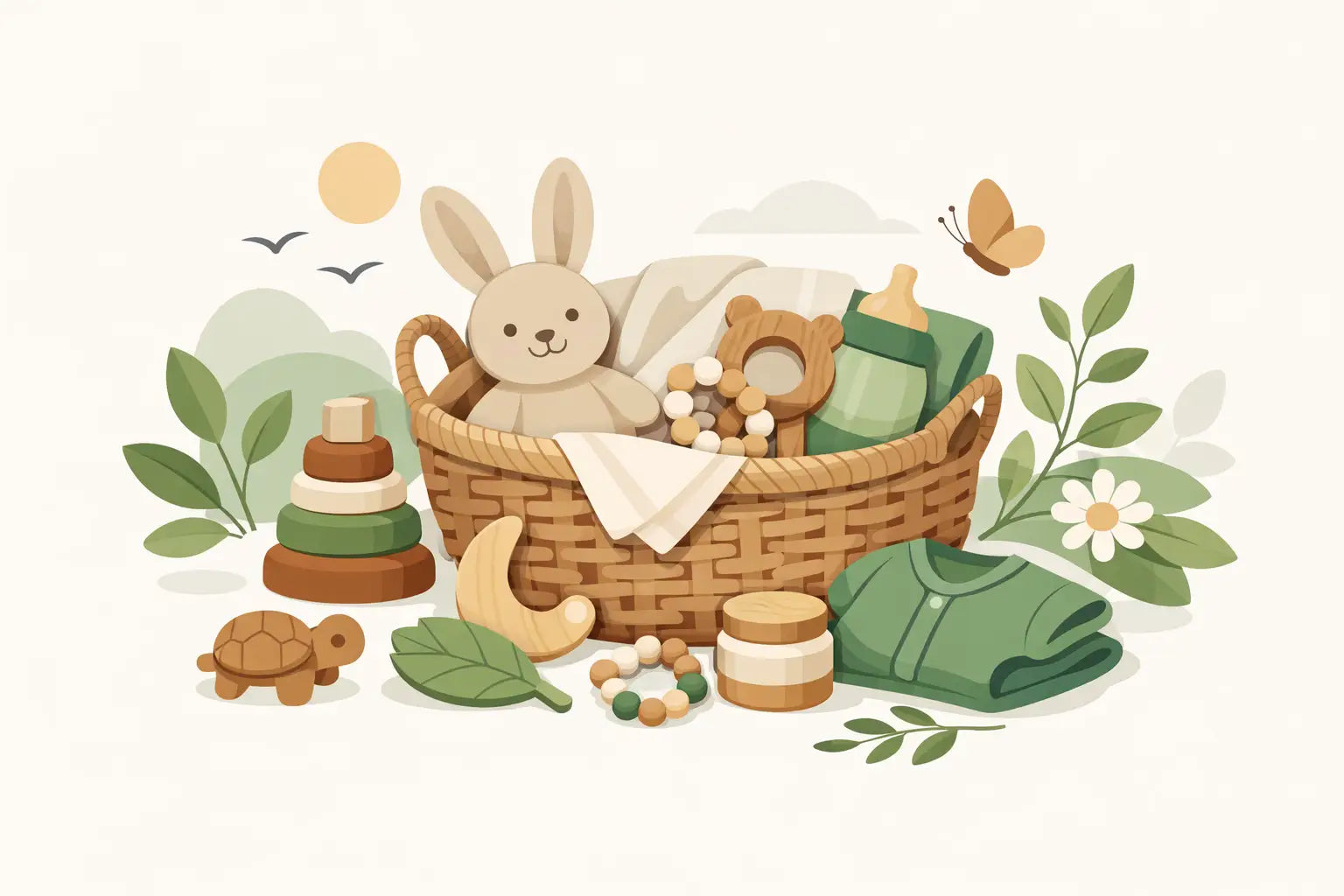 Bio Babygeschenke zur Geburt mit Sinn