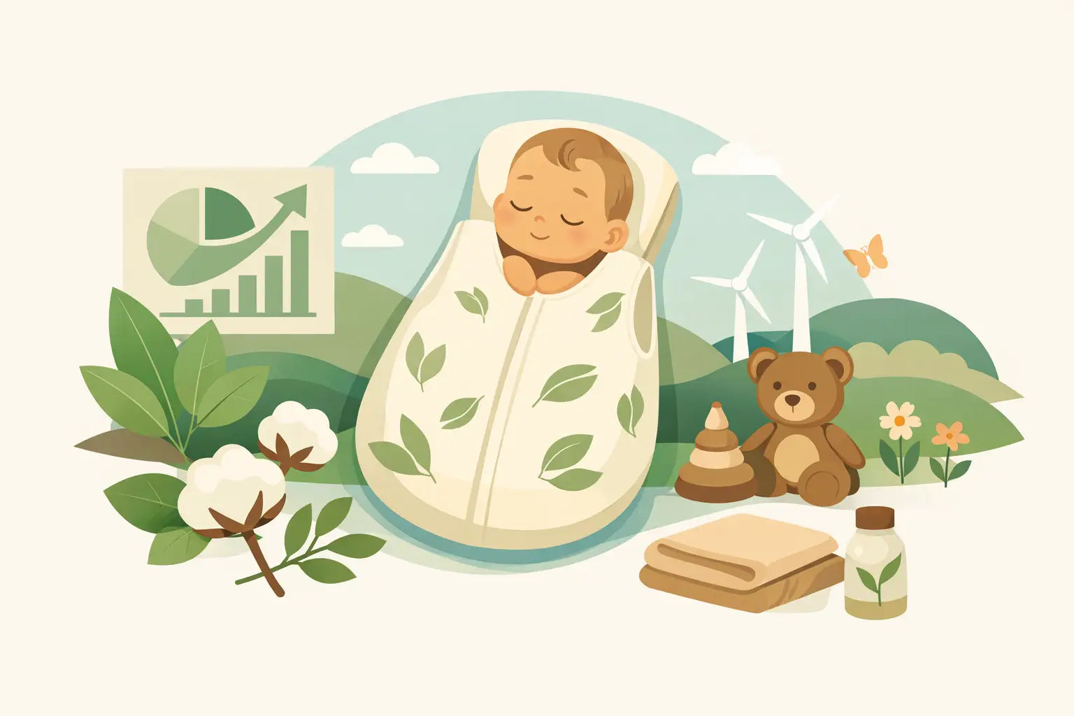 Bio Baby Schlafsack Trend richtig einordnen