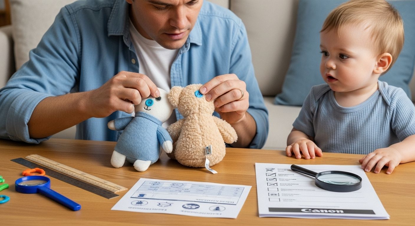 Kuscheltier Sicherheitsprüfung Eltern