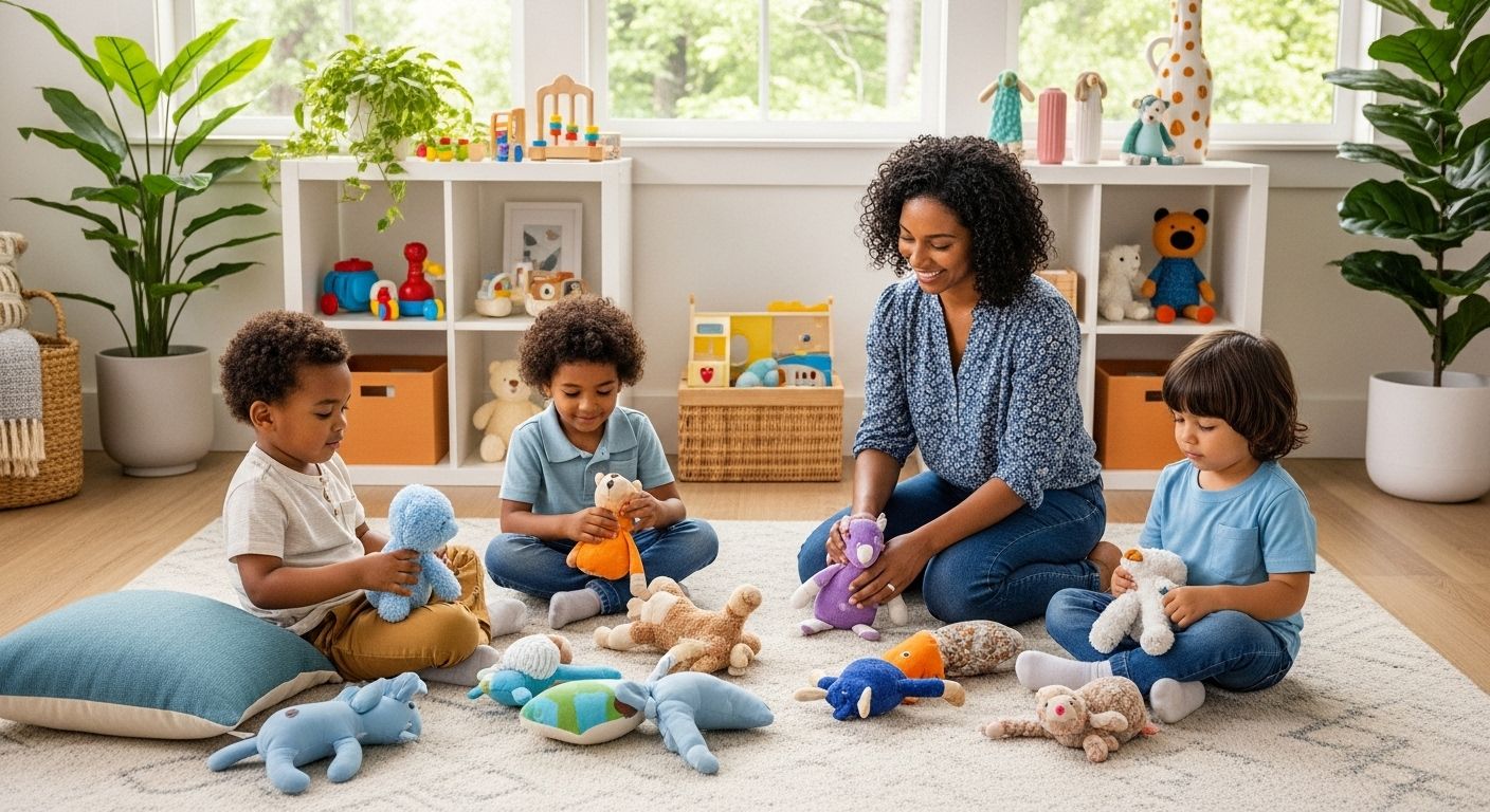 ökofreundliche Kuscheltiere, nachhaltiges Spielzeug, Kinder