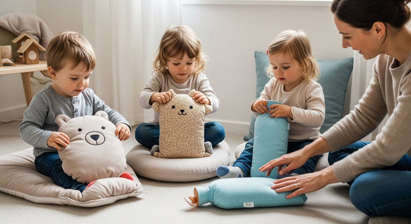 Wärmekissen Kinder, verschiedene Arten, Familie