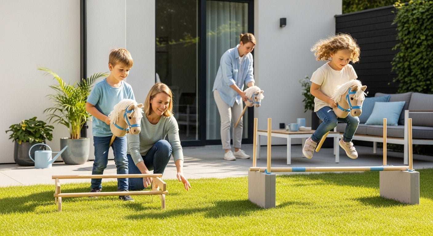 hobby horse, children, learning