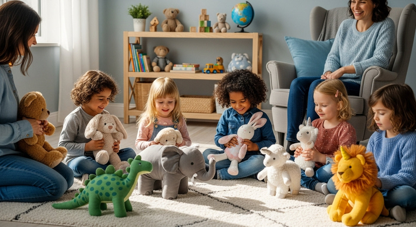 kuscheltiere kinder spielzimmer