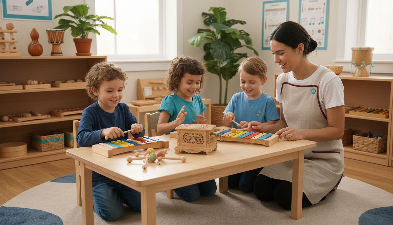 Musikspielzeug im Kindergarten