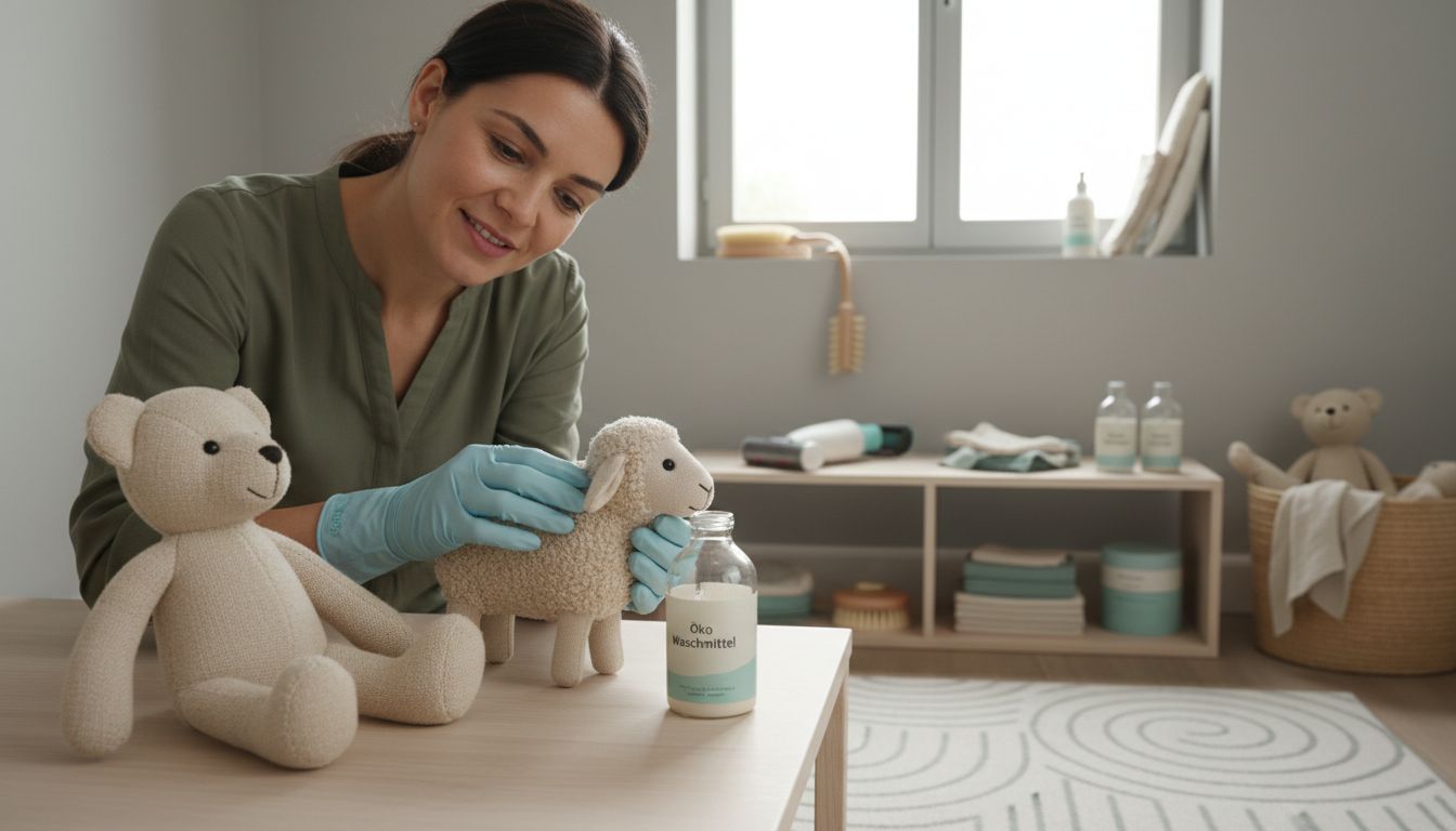 Bio-Stofftier Pflege Alltag