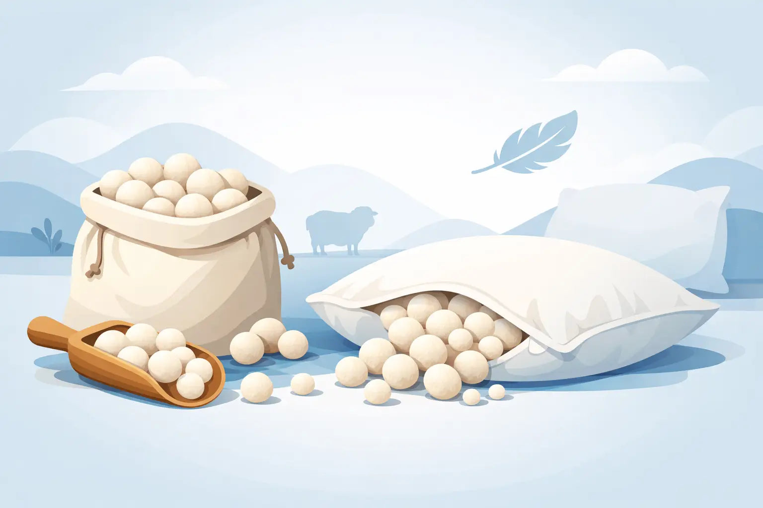 Wollbällchen als Kissenfüllung nutzen?