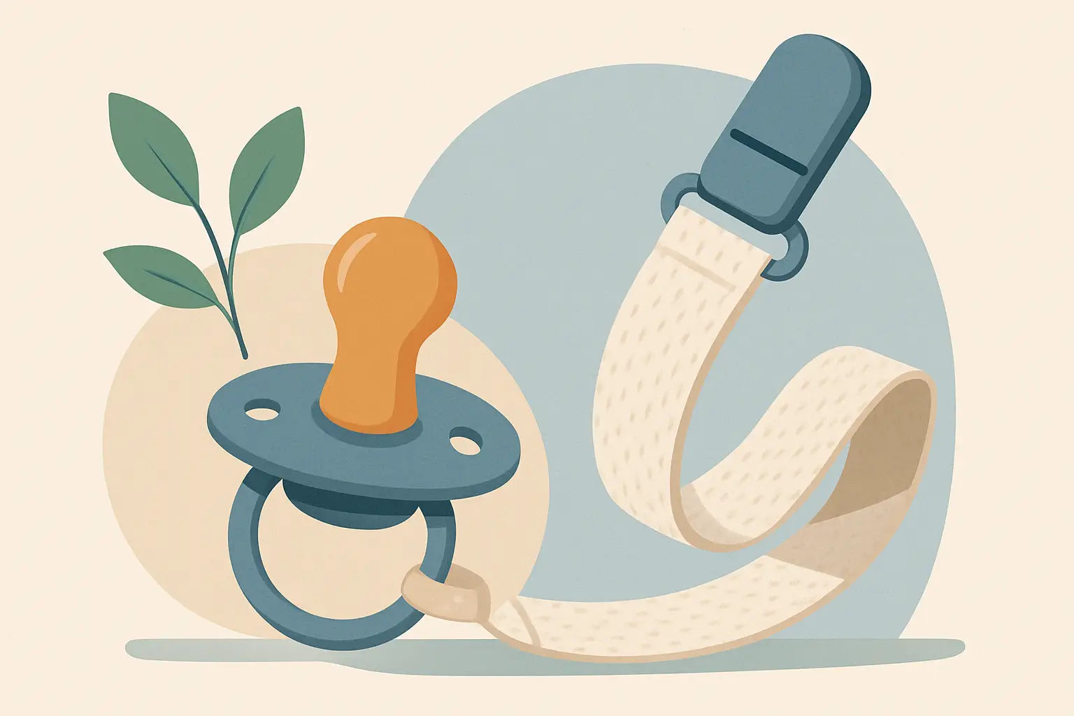 Schnullerband aus Bio-Baumwolle: worauf es ankommt