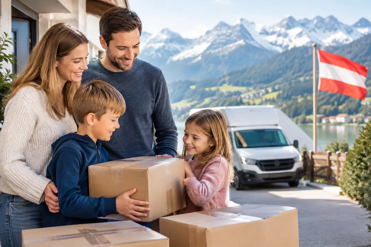 Günstiger Versand nach Österreich für Familien