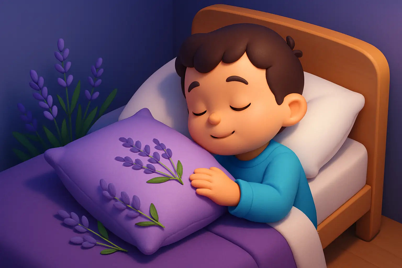 Lavendelkissen fĂŒr Kinder: Besser einschlafen?