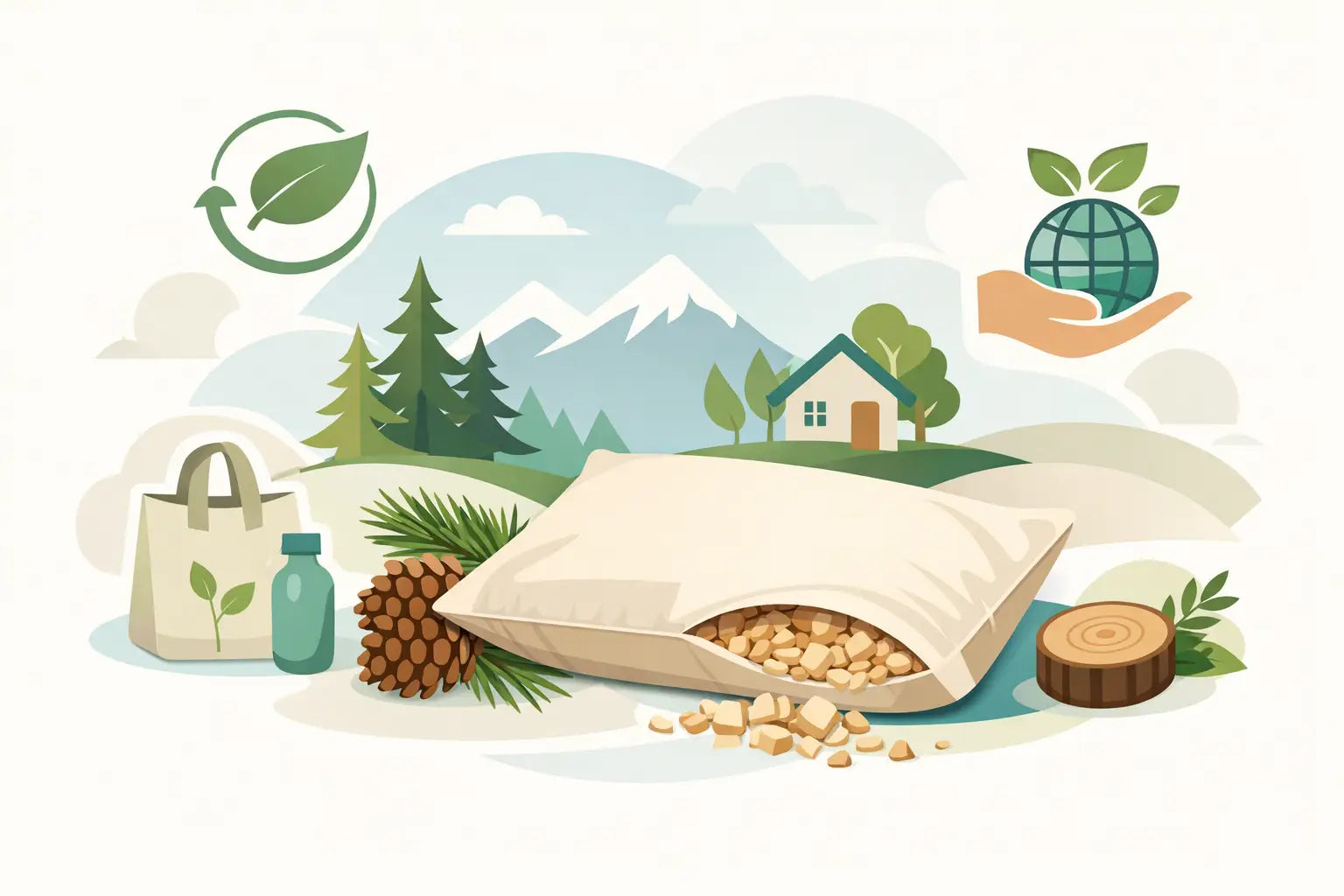 Zirbenkissen ökologisch - worauf es ankommt