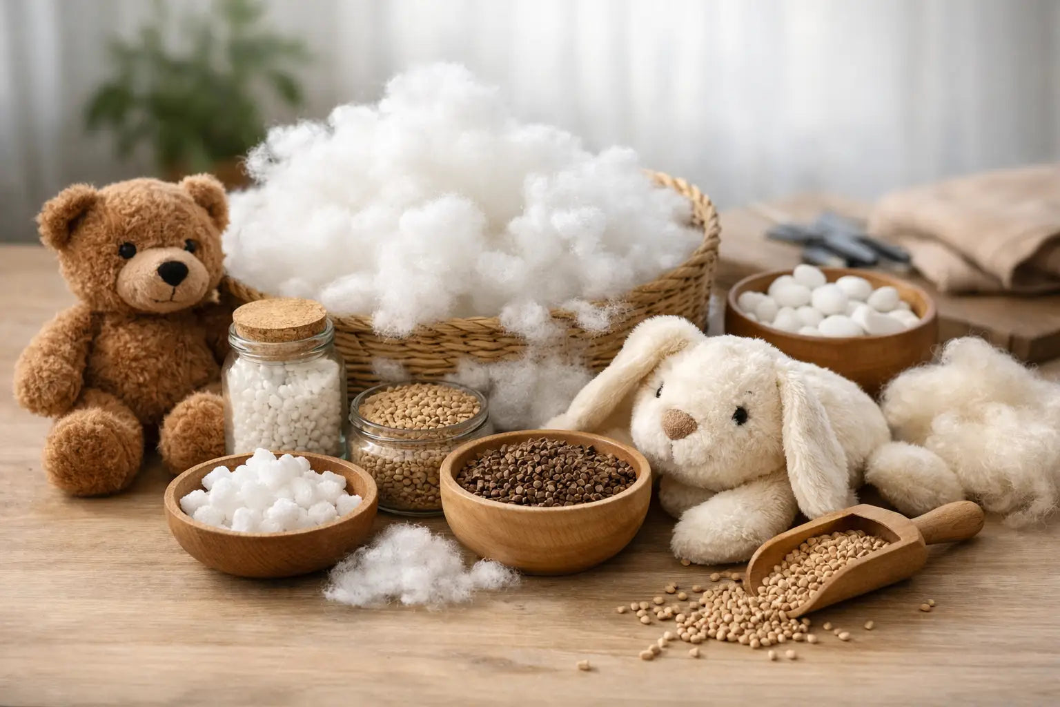 Beispiel DIY-Füllung für Stofftiere