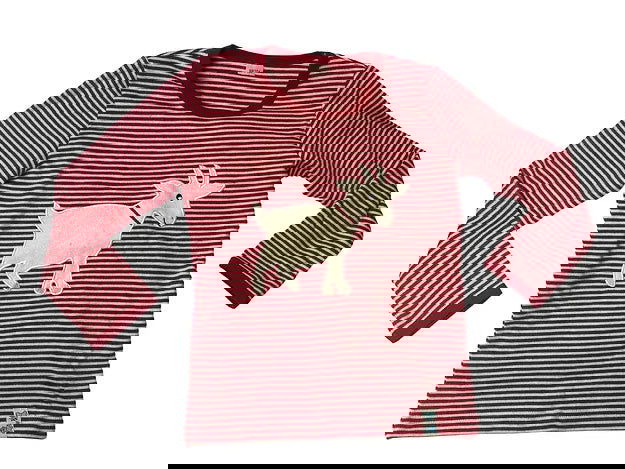 Bio Kindershirt mit Ziege Applikation