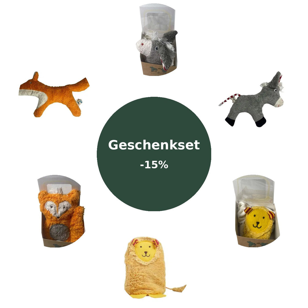 Neu: Unsere Geschenksets – Bio Schmusetuch & Rassel im Duo