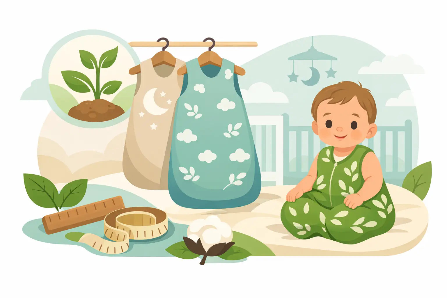 Bio Baby Schlafsack Größe richtig wählen