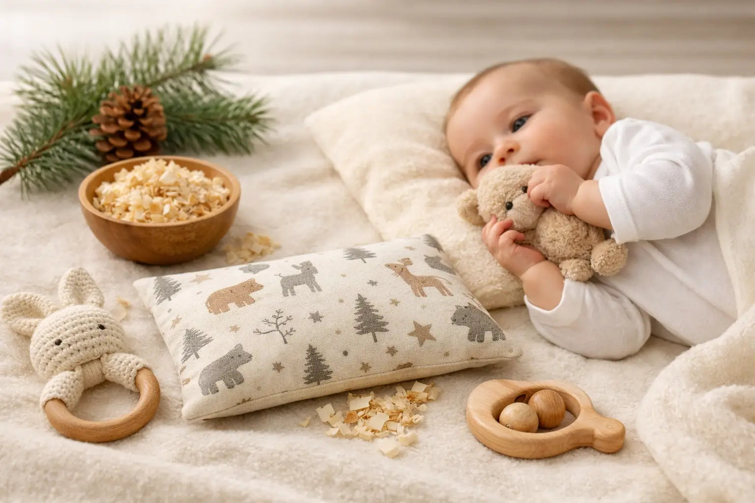Zirbenkissen Geschenk Baby: sicher auswählen