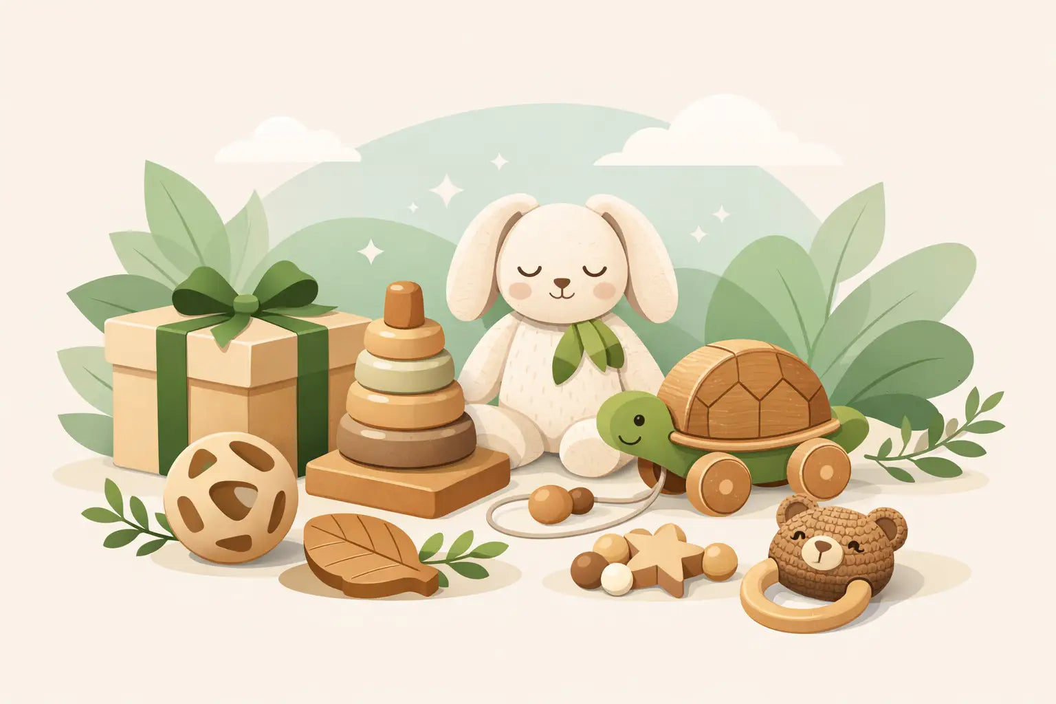 Das beste Bio Babyspielzeug Geschenk finden