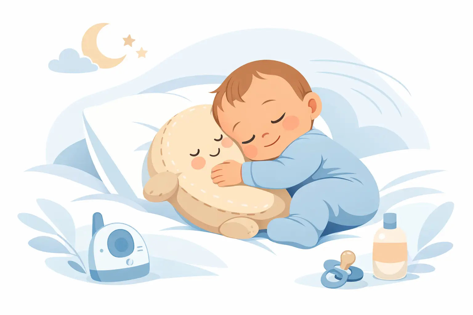 Wie ein Schmusekissen Baby beruhigt