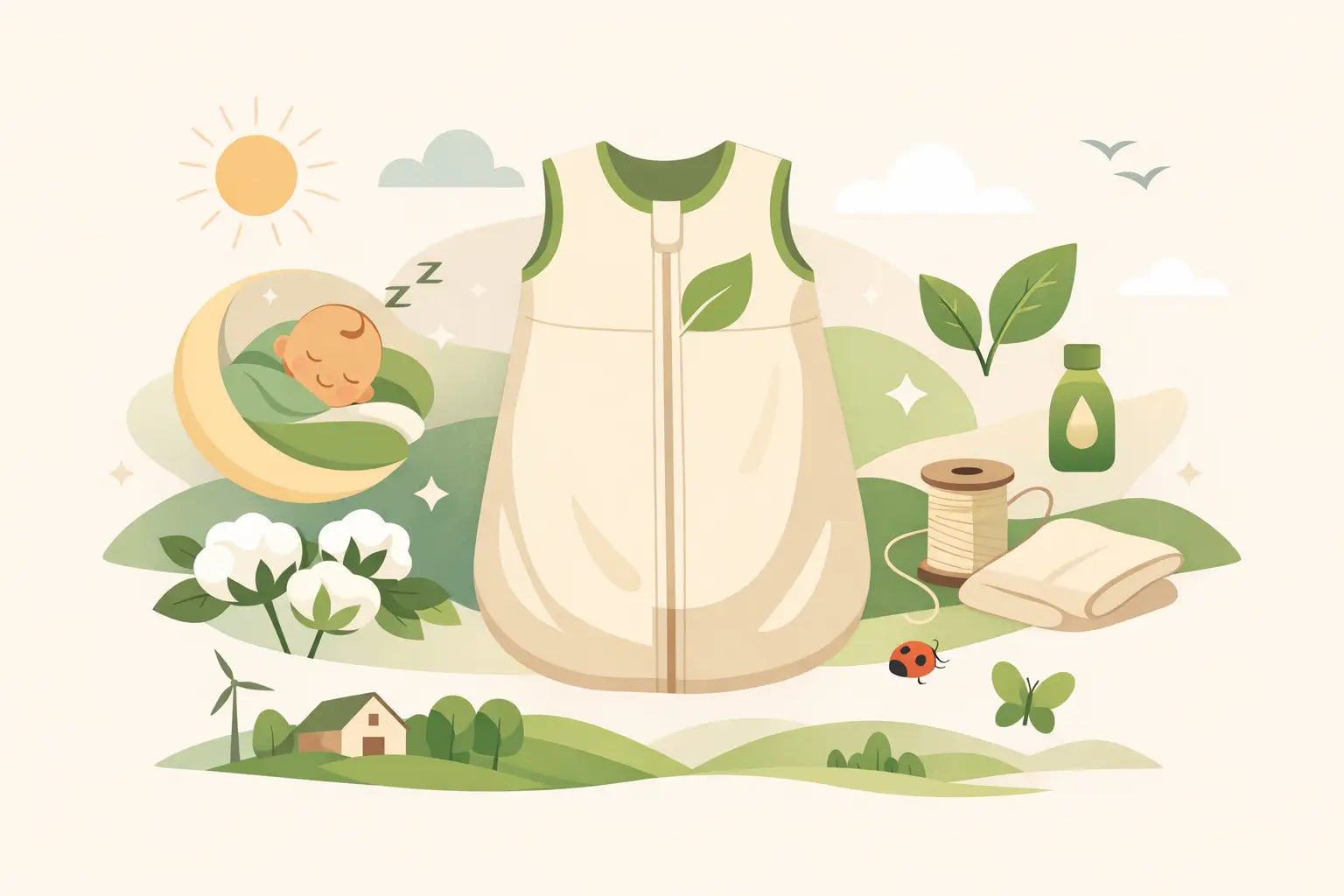 Bio Schlafsack für Babys richtig wählen