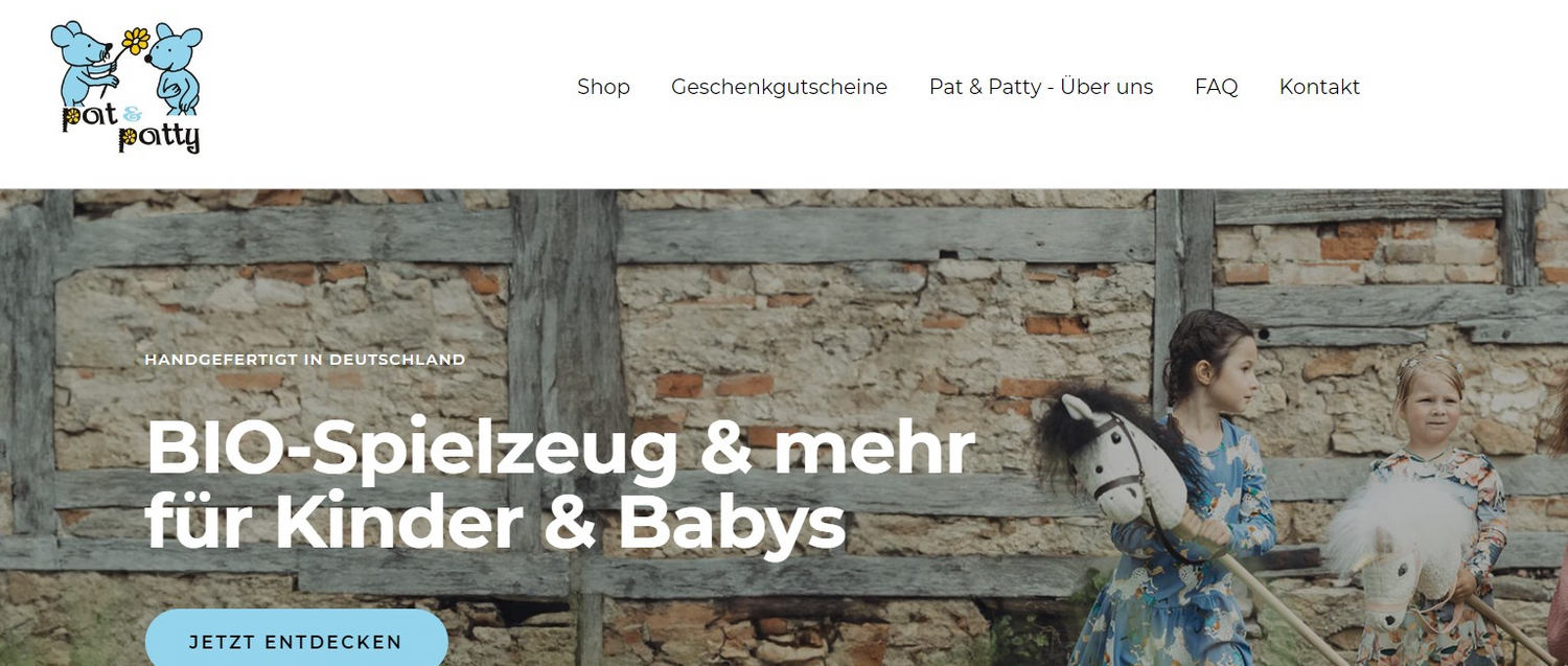 PAT & PATTY Website im neuen Look
