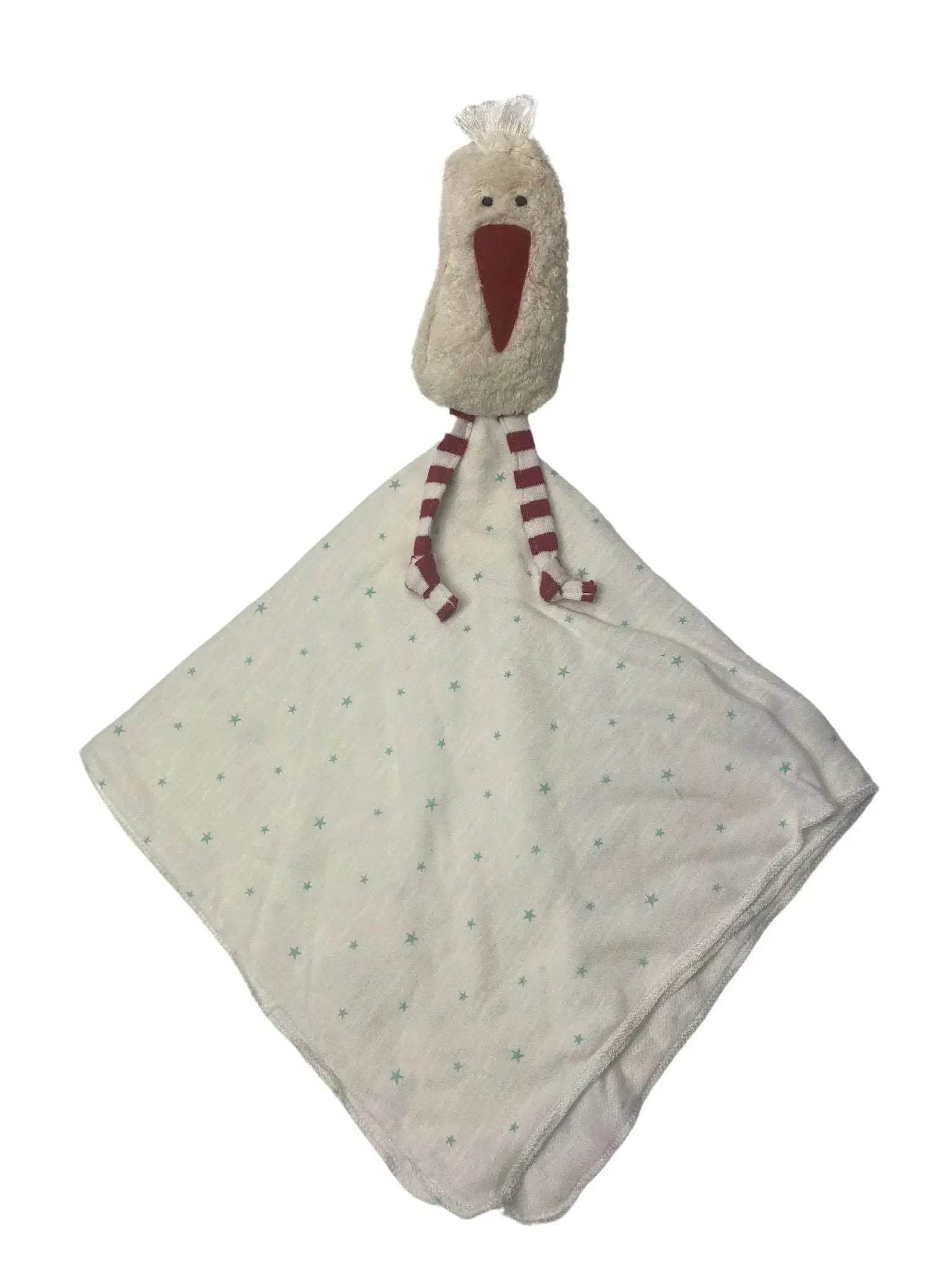 Bio Schmusetuch Storch Für Babys – GOTS Zertifiziert Und Handgefertigt Von PAT & PATTY