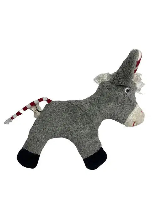 Bio Baby Rassel "Esel" – GOTS Zertifiziertes Und Handgemachtes Spielzeug Von PAT & PATTY, Babysicher Und Aus Naturmaterialien Gefertigt