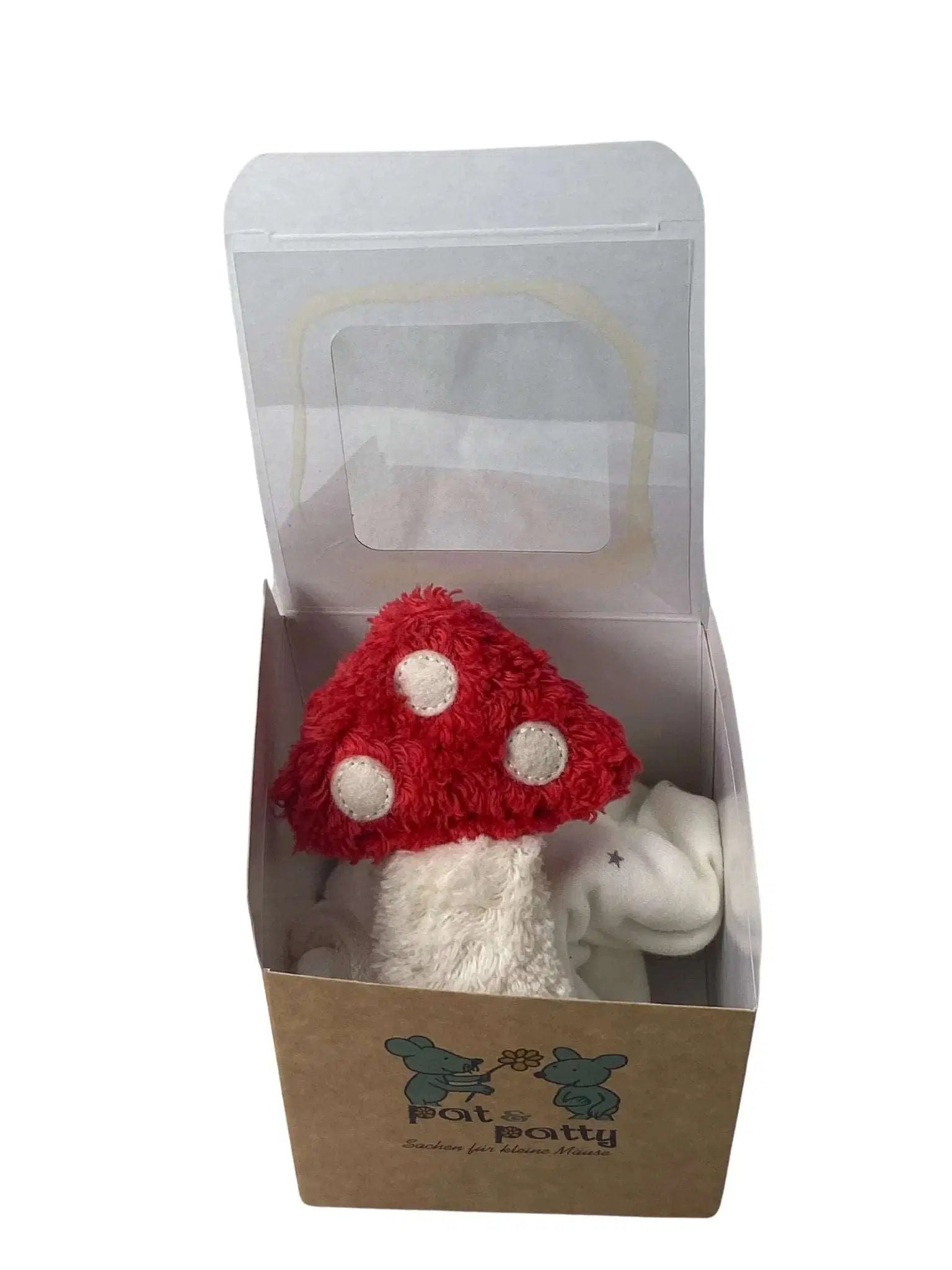 Bio Fliegenpilz Schmusetuch Für Babys – PAT & PATTY