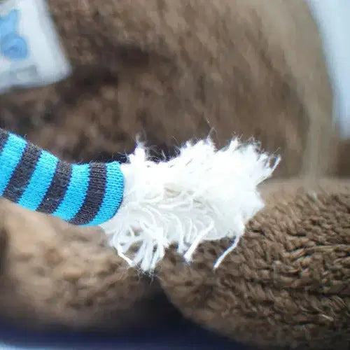 Bio Kuschelkissen Wildschwein dunkelbraun waschbar- PAT & PATTY