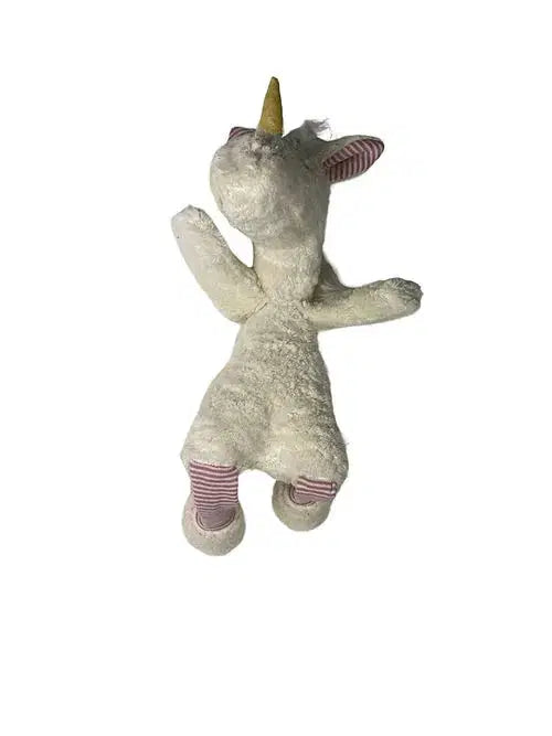 Bio Kuscheltier Einhorn "Rosé" – GOTS Zertifiziertes Handgefertigtes Stofftier Von PAT & PATTY, Magische Kinderzimmer-Deko Für Umweltbewusste Familien