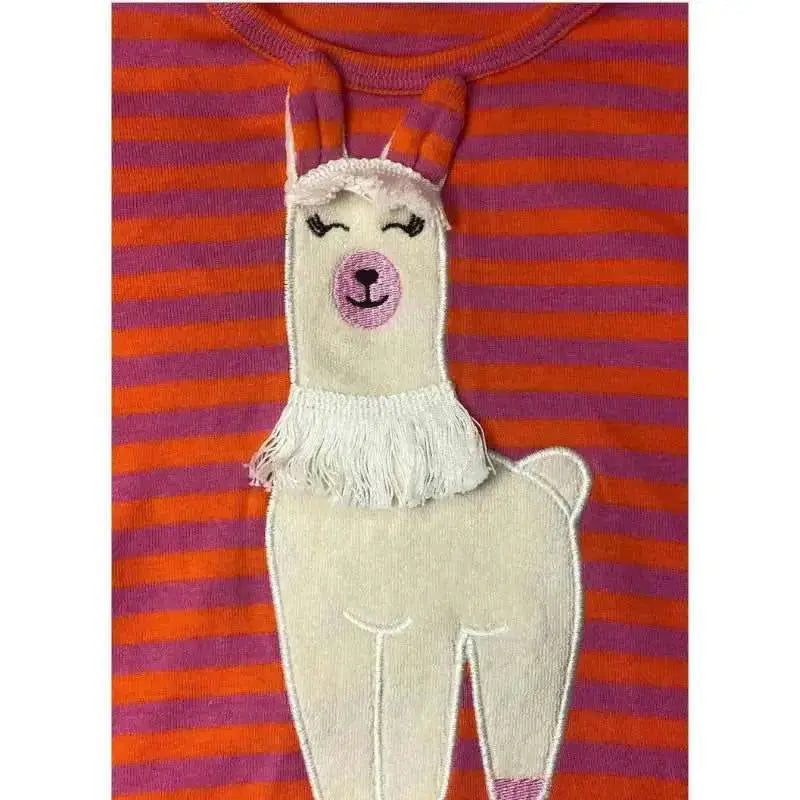 Rückansicht: Bio Langarmshirt "Alpaka" für Kinder – gefertigt aus zertifizierter Bio-Baumwolle von PAT & PATTY