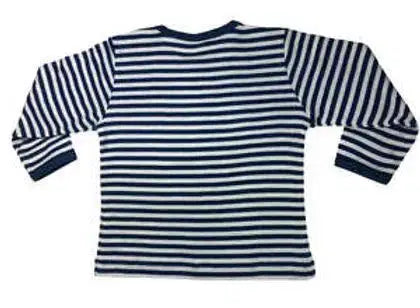 Nahaufnahme: Bio Langarmshirt Hund Stickerei