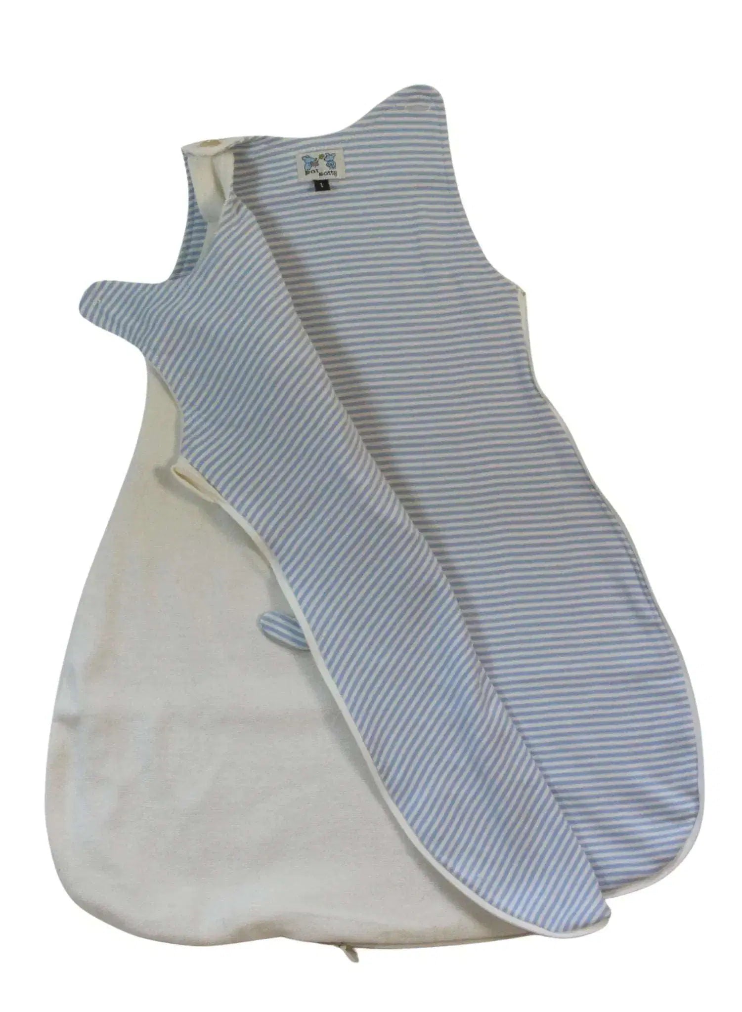 Geöffneter Bio Schlafsack "Schaf" aus Frottee – GOTS-zertifizierte Bio-Baumwolle, ideal für Babys von PAT & PATTY