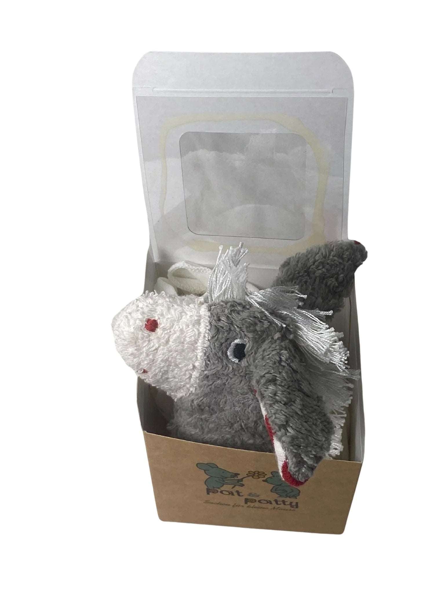Weiches Bio Schmusetuch Esel Für Babys Aus GOTS Zertifizierter Baumwolle – PAT & PATTY