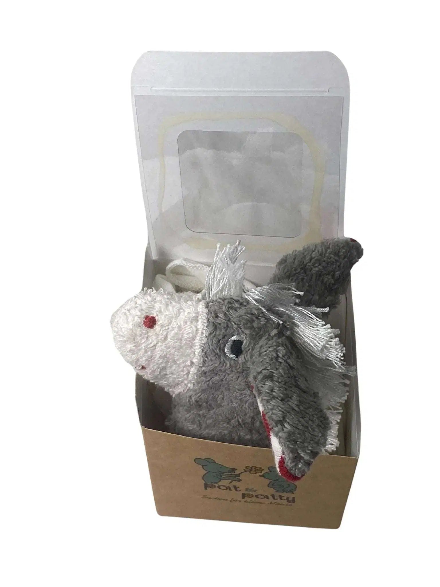 Weiches Bio Schmusetuch Esel Für Babys Aus GOTS Zertifizierter Baumwolle – PAT & PATTY