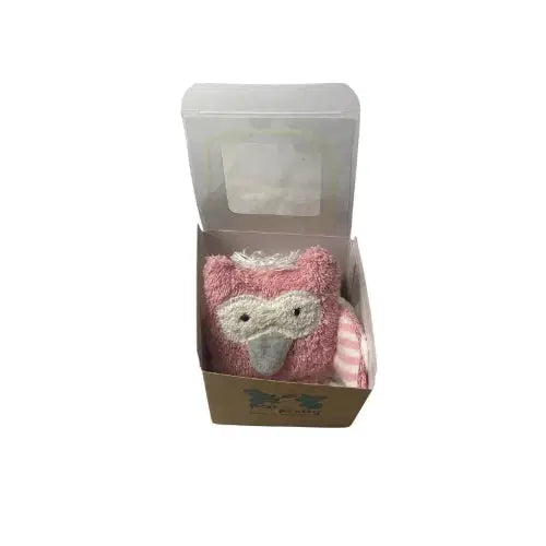 Bio Schmusetuch Eule aus Bio-Baumwolle – GOTS-zertifiziert, handgemacht von PAT & PATTY