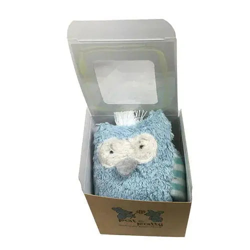 Bio Schmusetuch Eule Für Neugeborene – GOTS-Zertifiziert Von PAT & PATTY