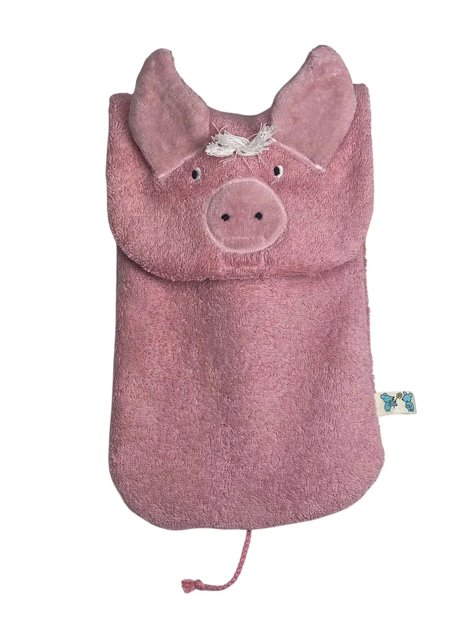 Bio-Wärmflasche in Schweinform, handgefertigt von PAT & PATTY