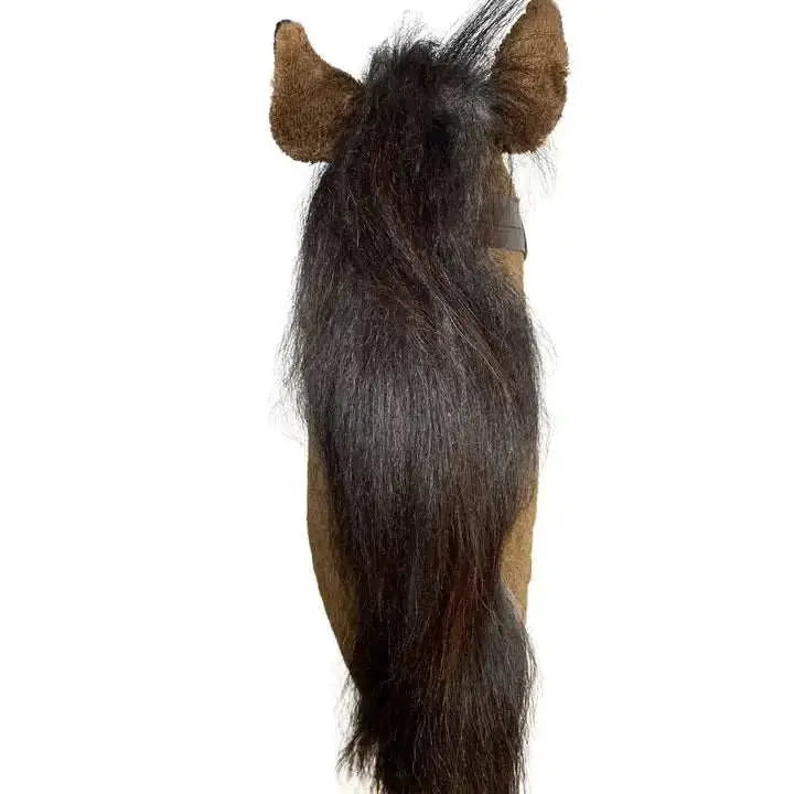 Bio-Steckenpferd Abraxas mit Gebiss und langer Mähne – handgemachtes, nachhaltiges Reitspielzeug für Kinder von PAT & PATTY