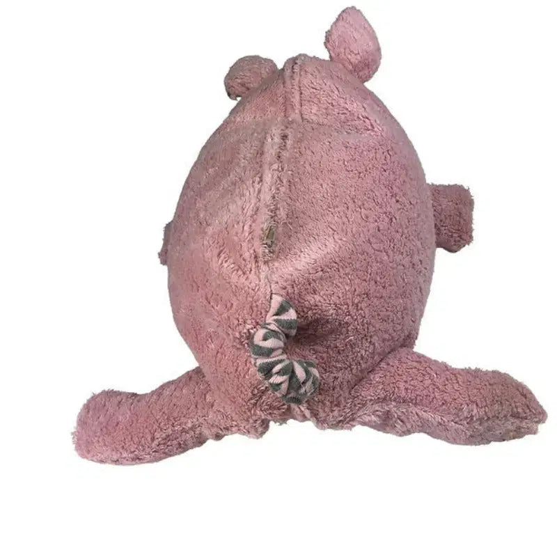 Waschbares Bio-Kuschelkissen in Schweinchenform aus weicher Baumwolle – handgemacht und babysicher von PAT & PATTY