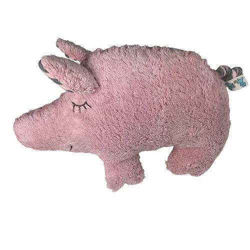 Bio Baumwolle Kuscheltier Klein oder XXL "Schwein" - PAT & PATTY