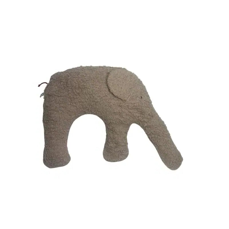Bio Kuschelkissen Elefant beige aus Baumwolle - PAT & PATTY