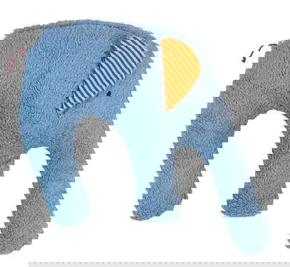 Bio Kuschelkissen Elefant blau aus Baumwolle- PAT & PATTY
