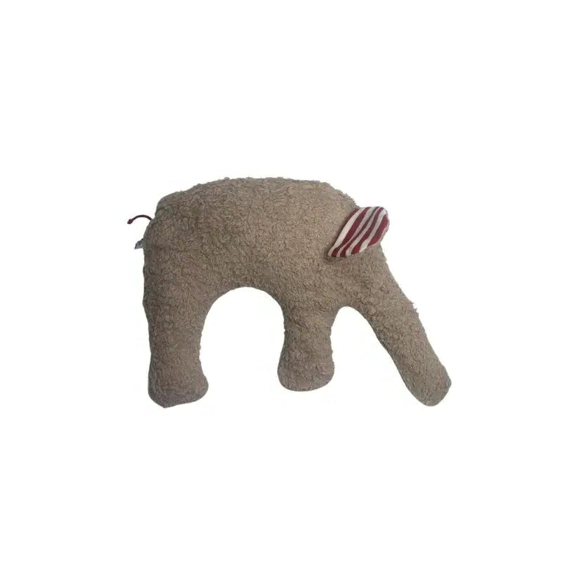 Bio Kuschelkissen Elefant aus Baumwolle Farbe hellbraun - PAT & PATTY