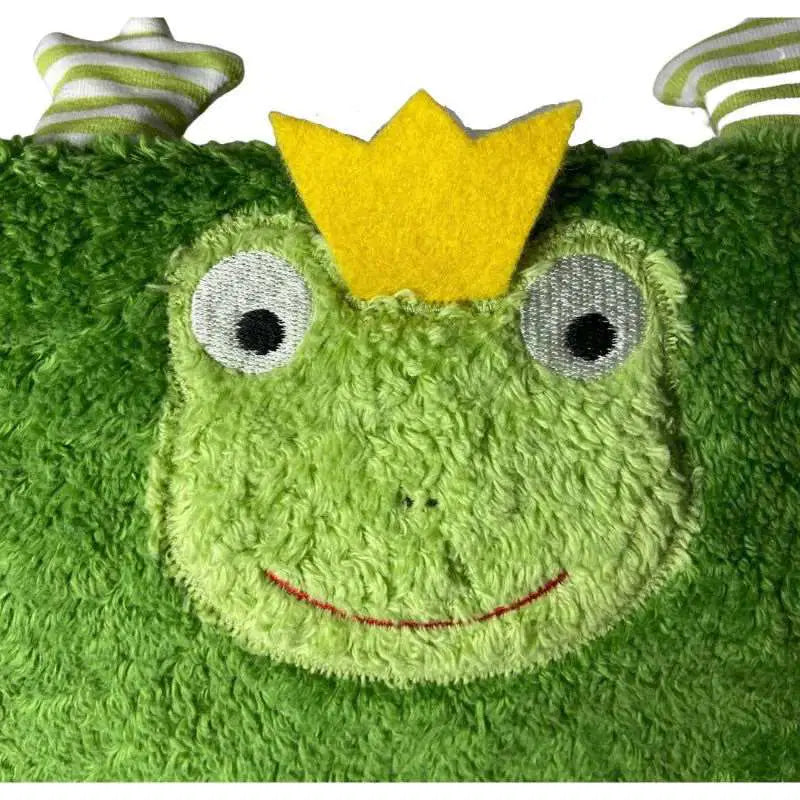 Bio Kuschelkissen Frosch mit einen Krone- PAT & PATTY