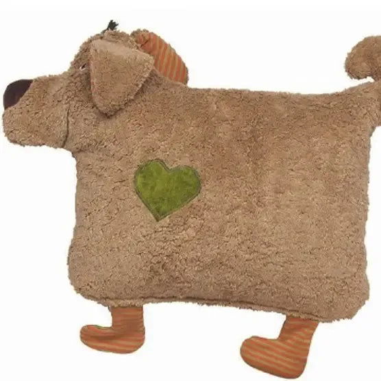 Bio Kuschelkissen Hund hellbraun- PAT & PATTY