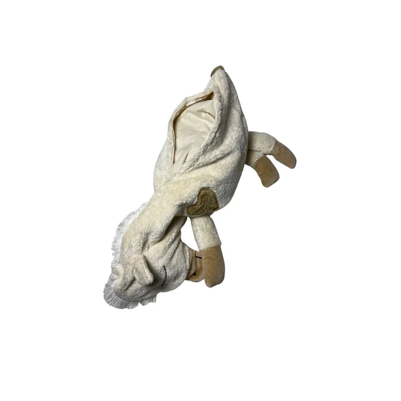 Bio Kuschelkissen Pferd naturweiss mit eine Inlett- PAT & PATTY