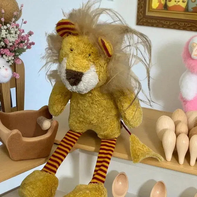 Kuscheltier Löwe Leo aus Bio-Baumwolle – handgefertigt und umweltfreundlich von PAT & PATTY