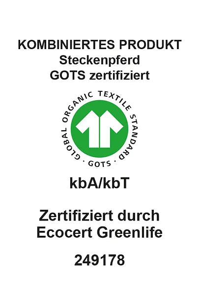 Bio Steckenpferd Flicka GOTS zertifiziert