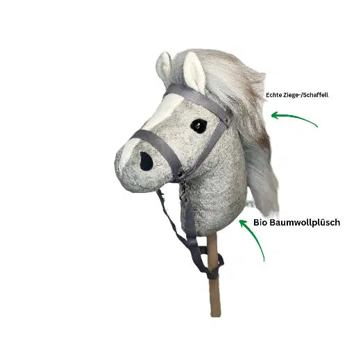 Bio Steckenpferd Gandalf grau Hobbyhorse