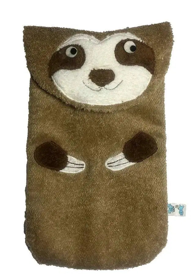 Wärmflasche mit Faultiermotiv aus Bio-Baumwolle von PAT & PATTY