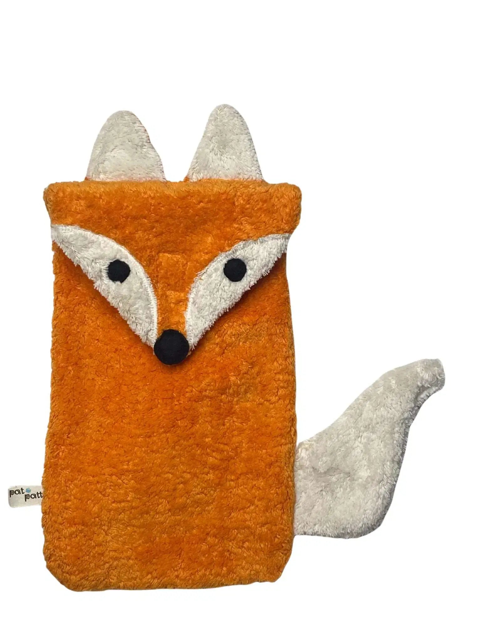 Wärmflasche mit Fuchsdesign aus Bio-Baumwolle von PAT & PATTY